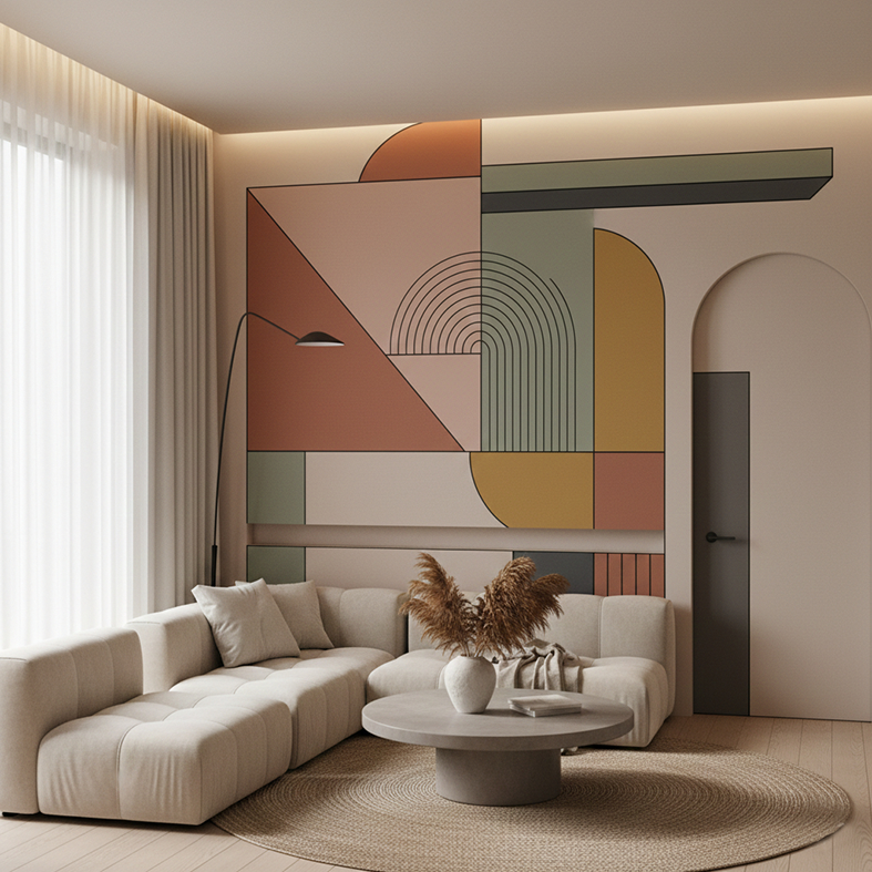 Mural Formas abstractas