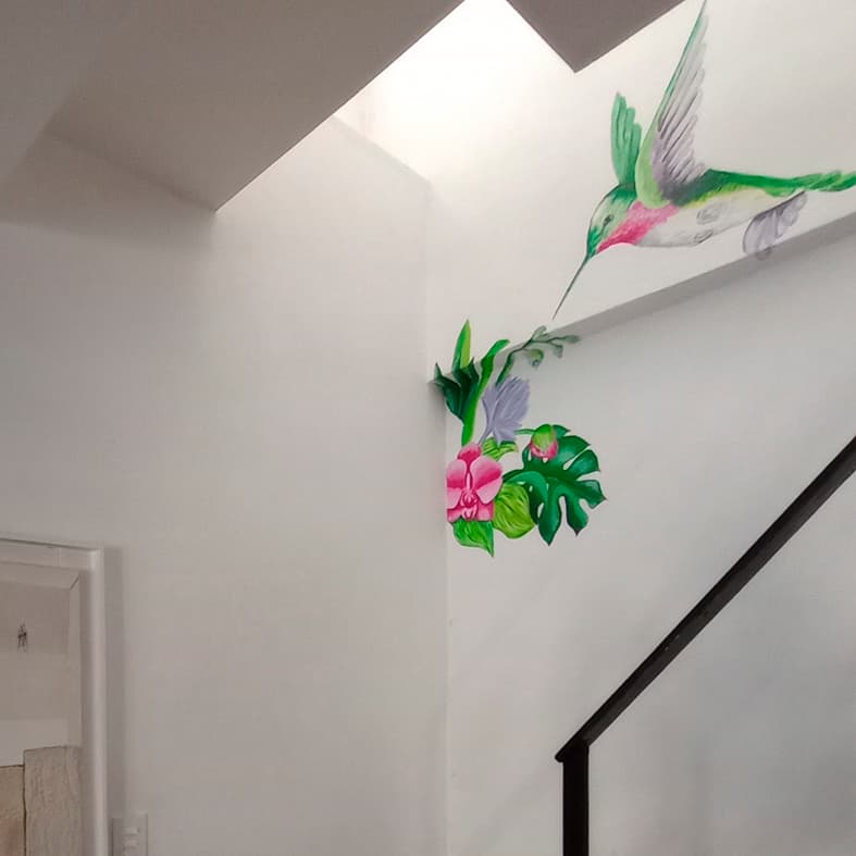 Sala de Estar con Colibrí